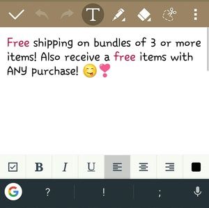 Free Shipping / Items